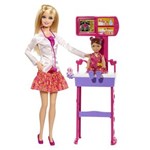 Ficha técnica e caractérísticas do produto Boneca Barbie Pediatra Mattel