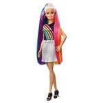 Ficha técnica e caractérísticas do produto Boneca Barbie Penteados de Arco-Íris - Mattel