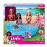Ficha técnica e caractérísticas do produto Boneca Barbie Piscina Chique - Boneca e Escorregador Mattel