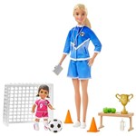 Ficha técnica e caractérísticas do produto Boneca Barbie Profissões Professora Treinadora de Futebol Mattel