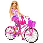Ficha técnica e caractérísticas do produto Boneca Barbie Real - Bicicleta com Boneca - Mattel