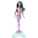Ficha técnica e caractérísticas do produto Boneca Barbie Reinos Mágicos Sereia Reino dos Doces - DHM46 - Mattel