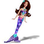 Boneca Barbie Sereia com Luzes - Morena - Mattel