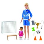 Ficha técnica e caractérísticas do produto Boneca Barbie - Treinadora de Futebol - Mattel