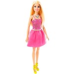Ficha técnica e caractérísticas do produto Boneca Barbie Vestido Pink - Mattel DGX82
