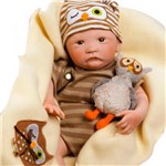 Ficha técnica e caractérísticas do produto Boneca Bebê com Acessórios - Reborn - Pelúcia Hoot Hoot - Shiny Toys