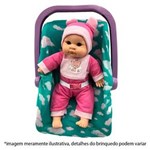 Ficha técnica e caractérísticas do produto Boneca Bebe Conforto Roupa Rosa Escuro
