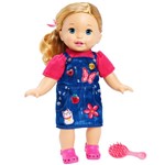 Ficha técnica e caractérísticas do produto Boneca Bebê - Little Mommy - Doce Bebê - VestidoJeans - Mattel