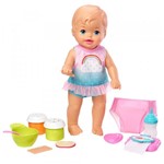 Ficha técnica e caractérísticas do produto Boneca Bebê - Little Mommy - Faz Xixi Deluxe - Vesitdo Arco-Iris - Mattel