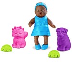 Ficha técnica e caractérísticas do produto Boneca Bebê Mania Pet 4509 Negra - Roma Brinquedos