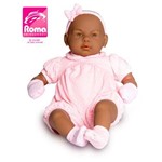 Boneca Bebê Real Negra - Roma Jansen