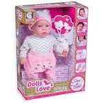 Ficha técnica e caractérísticas do produto Boneca Bebê Reborn Dolls With Love Cotiplás - Cotiplas