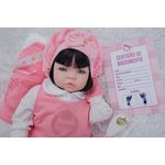 Ficha técnica e caractérísticas do produto Boneca Bebê Reborn Princesa Realista com Kit Enxoval Completo