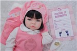 Ficha técnica e caractérísticas do produto Boneca Bebê Reborn Realista Princesa Rosa Enxoval - Fantasy Baby