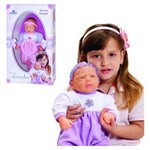 Ficha técnica e caractérísticas do produto Boneca Bebezinho Fala 4 Frases Bonequinha Infantil Baby