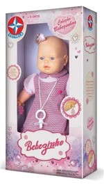Ficha técnica e caractérísticas do produto Boneca Bebezinho Vestido Rosa 49cm - Estrela