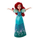 Ficha técnica e caractérísticas do produto Boneca Clássica - Princesas Disney - Ariel Vestido Brilhante - Hasbro
