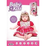 Ficha técnica e caractérísticas do produto Boneca Com Mecanismo Baby Kiss Loira Sid Nyl