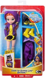 Ficha técnica e caractérísticas do produto Boneca Dc Batgirl 2 em 1 - Super Hero Girls - Mattel
