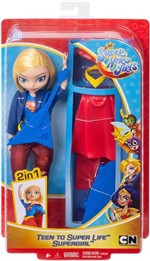 Ficha técnica e caractérísticas do produto Boneca DC Super Hero Girls - 2 em 1 Supergirl - Mattel