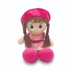 Ficha técnica e caractérísticas do produto Boneca de Pano 30cm Unik Toys Rosa