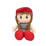 Ficha técnica e caractérísticas do produto Boneca de Pano 40cm - Vermelha - Unik Toys