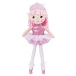 Boneca de Pano - 45 Cm - Princesa Bailarina - Rosa - Buba