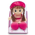 Ficha técnica e caractérísticas do produto Boneca de Pano - Rosa - Unik Toys