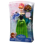 Ficha técnica e caractérísticas do produto Boneca - Disney Frozen - Anna Musical - Mattel