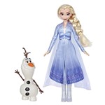 Ficha técnica e caractérísticas do produto Boneca - Disney - Frozen 2 - Elsa e Olaf - Hasbro
