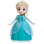 Ficha técnica e caractérísticas do produto Boneca Disney Frozen - Rainha Elsa com Sons - Elka - Azul