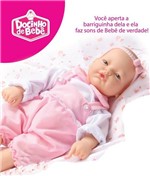 Ficha técnica e caractérísticas do produto Boneca Docinho de Bebê Emite Sons - Divertoys