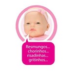 Ficha técnica e caractérísticas do produto Boneca Docinho de Bebê Emite Sons Diver Toys 616