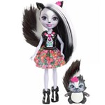 Ficha técnica e caractérísticas do produto Boneca Enchantimals Articulada Sage Skunk - DVH87 - Mattel