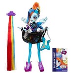 Ficha técnica e caractérísticas do produto Boneca Esquestria Girls Hasbro com Extensão de Cabelos - Rainbow Dash