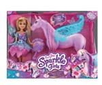 Ficha técnica e caractérísticas do produto Boneca Fada e Unicornio Funville Sparkle Girlz - Dtc