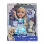 Ficha técnica e caractérísticas do produto Boneca Frozen Elsa Neve Brilhante de Luxo - Sunny