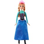 Ficha técnica e caractérísticas do produto Boneca Frozen Princesa Anna Brilhante - Mattel