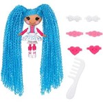 Ficha técnica e caractérísticas do produto Boneca Lalaloopsy Mini Loopy Hair Azul - Buba Toys