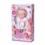 Ficha técnica e caractérísticas do produto Boneca Little Baby Minha Primeira Oração Reza o Pai Nosso - Milk Brinquedos