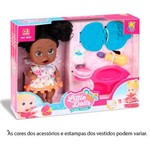 Ficha técnica e caractérísticas do produto Boneca Little Dolls Come Come Negra - Diver Toys