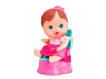 Ficha técnica e caractérísticas do produto Boneca Little Dolls Faz Xixi Morena - Divertoys