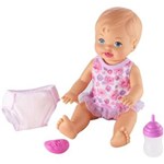 Ficha técnica e caractérísticas do produto Boneca Little Mommy Bebe Faz Xixi Del Mattel