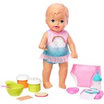 Ficha técnica e caractérísticas do produto Boneca Little Mommy Bebê Faz Xixi Deluxe FKD02 Mattel