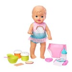 Ficha técnica e caractérísticas do produto Boneca Little Mommy Bebê Faz Xixi Deluxe Fkd02 - Mattel