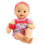 Ficha técnica e caractérísticas do produto Boneca Little Mommy Mattel Recém Nascida - Morango