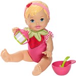 Ficha técnica e caractérísticas do produto Boneca Little Mommy Momentos do Bebê Dar de Comer Moranguinho - Mattel