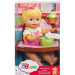 Ficha técnica e caractérísticas do produto Boneca Little Mommy Momentos do Bebê Dar de Comer - X4588 - Mattel