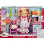 Ficha técnica e caractérísticas do produto Boneca Little Mommy Pequena Chef Dlb57 - Mattel