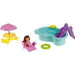 Ficha técnica e caractérísticas do produto Boneca Mattel Dora a Aventureira Playsets Piscina X3402/X3403